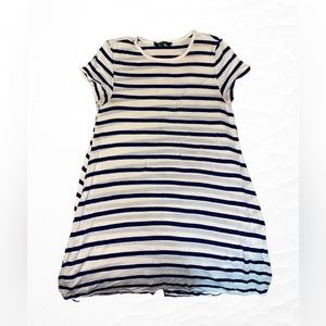 Classic navy/white stripped t-shirt dress